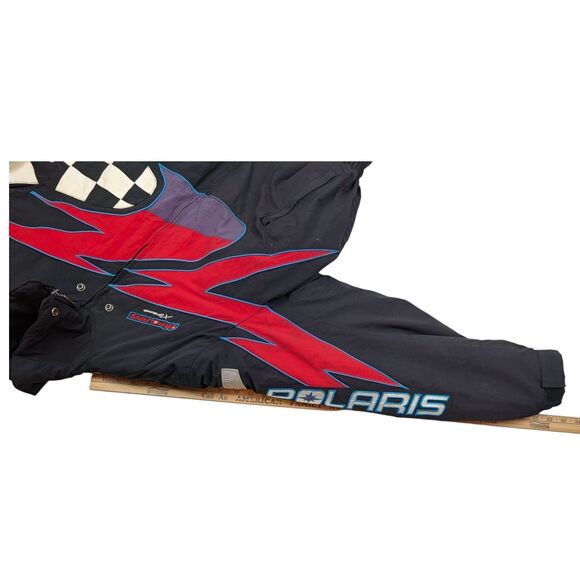 Polaris Extreme Racing Snowmobile Jacket Hein Gerike Mens L Checkered *READ - Picture 15 of 15